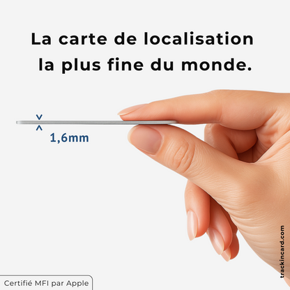 TrackinCard™ - Carte de localisation