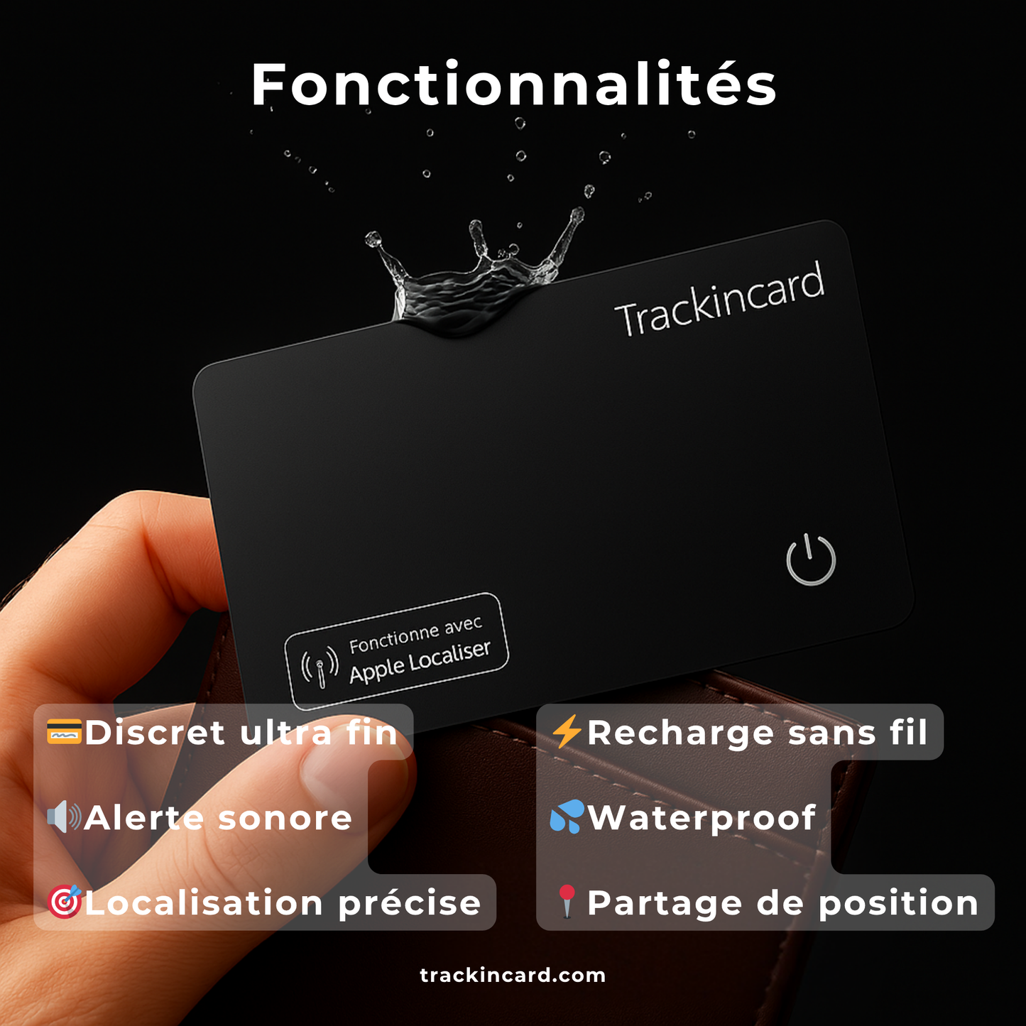 TrackinCard™ - Carte de localisation