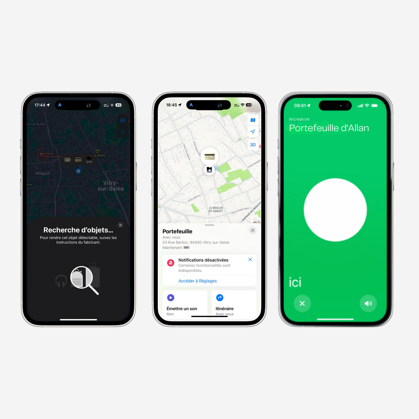 TrackinCard™ - Carte de localisation